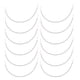 thumbnail image 1 of 25 pares de anillos de acero inoxidable con aros para sujetadores, ropa interior, anillo de soporte, accesorio para sujetadores., 1 of 7