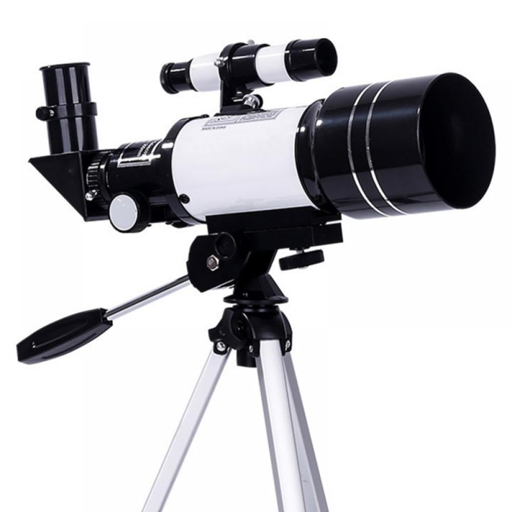 Telescope Phone Adapter 150X Astronomical Refractor Telescope Aperture for Kids Adults & Astronomy Beginners Portable Refractor with Tripod 150X 70mm Aperture 300mm AZ Mount 