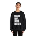 thumbnail image 3 of Barber Dad Fathers Day Birthday Ideas Sweatshirt, Gifts, Crewneck, 3 of 4