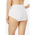 thumbnail image 3 of Comfort Choice Women's Plus Size Stretch Cotton Brief 5-Pack Underwear, 3 of 5