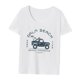 thumbnail image 3 of Camiseta de manga corta para mujer, ropa blanca, ropa de calle, camisetas gráficas elegantes de verano, camisetas para viajes, vacaciones M, 3 of 10