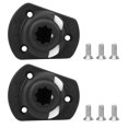 thumbnail image 3 of FAGINEY Deck Side Mount Base, Plastic Boat Deck Side Mount Base Universal DIY Easy Mounting Canoe Kayak Accessory With Screw, 3 of 8