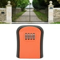 thumbnail image 1 of Key Lock Box, Aluminum Alloy Wall Mounted Security Key Organizer Waterproof 4 Digit Password Key Cabinet For Outdoor Indoor,Portable Combination Lockbox, 3.78 X 3.15 X 1.61inch, 1 of 8