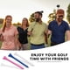 thumbnail image 4 of Tees de golf, 2 3/4 pulgadas, 70 unidades, Tee de golf de madera profesional de lujo, Tee de golf de madera dura natural, 4 of 6