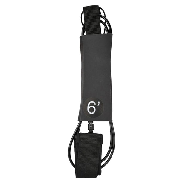Eigraketly Leg Rope Paddleboard 7mm Thick Foot Tether Leash Rope Shortboard Surfboard Deportes acuáticos 6 pies