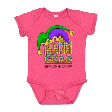 

Inktastic Mardi Gras New Orleans Louisiana Jester Hat Gift Baby Boy or Baby Girl Bodysuit