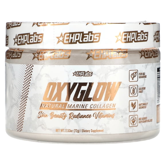EHPlabs OxyGlow, Natural Marine Collagen, 2.53 oz (72 g)