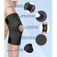 thumbnail image 3 of 1 pieza de soporte para rodillas, soporte para rodillas con estabilizadores laterales para el dolor de rodilla por desgarro de menisco, rodillera transpirable, 3 of 5