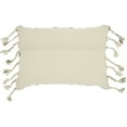 thumbnail image 2 of Nourison Life Styles Distressed Natural Decorative Throw Pillow , 14"X20", 2 of 7