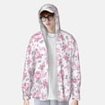 thumbnail image 4 of Fotbe Rose Flowers Men's Women's UPF 50+ Sun Protection Jacket Hooded Cooling Shirt with Pockets Hiking Outdoor Performance-Large, 4 of 9