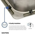 thumbnail image 4 of Elkay Dayton Stainless Steel 17" x 19" x 6-1/8", Single Bowl Drop-in Bar Sink, 4 of 7