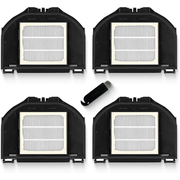 Filter Replacement 4-Pack for Shark Matrix & Matrix Plus Robot Vacuum, Compatible with Shark RV2310AE, RV2320S, AV2310AE, UR2350AE, RV2300S (Not for RV2300)
