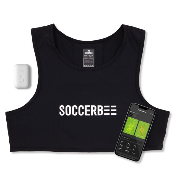Rastreador GPS deportivo SOCCERBEE Bee Lite 2 con chaleco talla XL