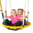 Sportspower Super 10 Metal Swing Set with Saucer Swing, Standing Swing