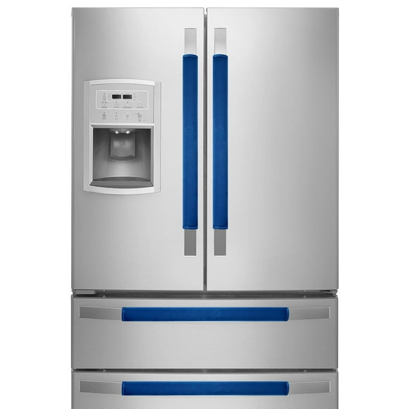 Cubre Manijas para Refrigerador Miaowater 4 piezas Azul Antideslizante