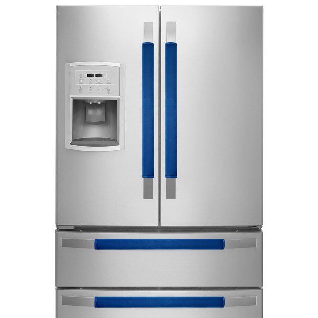 Cubre Manijas para Refrigerador Miaowater 4 piezas Azul Antideslizante