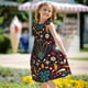 thumbnail image 5 of Fotbe Colorful Mexican2 Vestido de Dormir para Niñas de 3 a 10 Años, Mangas Cortas, Estilo Princesa, Pijama Camisón con Mangas Voladas-XX-Large, 5 of 6