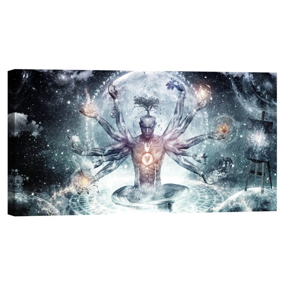 Epic Graffiti Cameron Grey 'The Neverending Dreamer' - Blue 20 x 40