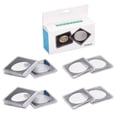thumbnail image 1 of 10 unidades de portamonedas de acrílico transparente, resistente al desgaste y ecológico, para colección de monedas., 1 of 14