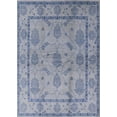 thumbnail image 1 of Ahgly Company Indoor Rectangle Mid-Century Modern Blue Gray Oriental Area Rugs, 6' x 9', 1 of 6