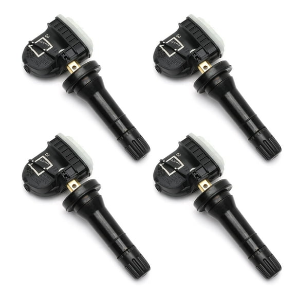 WOUDY 4Pcs Programmed TPMS Tire Pressure Monitoring Sensor for Chevy GMC Cadillac - Replaces# 13598772