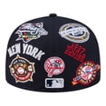 thumbnail image 4 of Men's New Era  Navy New York Yankees All Over 59FIFTY Fitted Hat, 4 of 5
