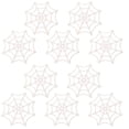 thumbnail image 1 of Here's a refined and engaging product description for your Halloween spider web decorations:\n\n \n\n**10pcs Halloween Plastic Spider Web Decorations –, 1 of 5