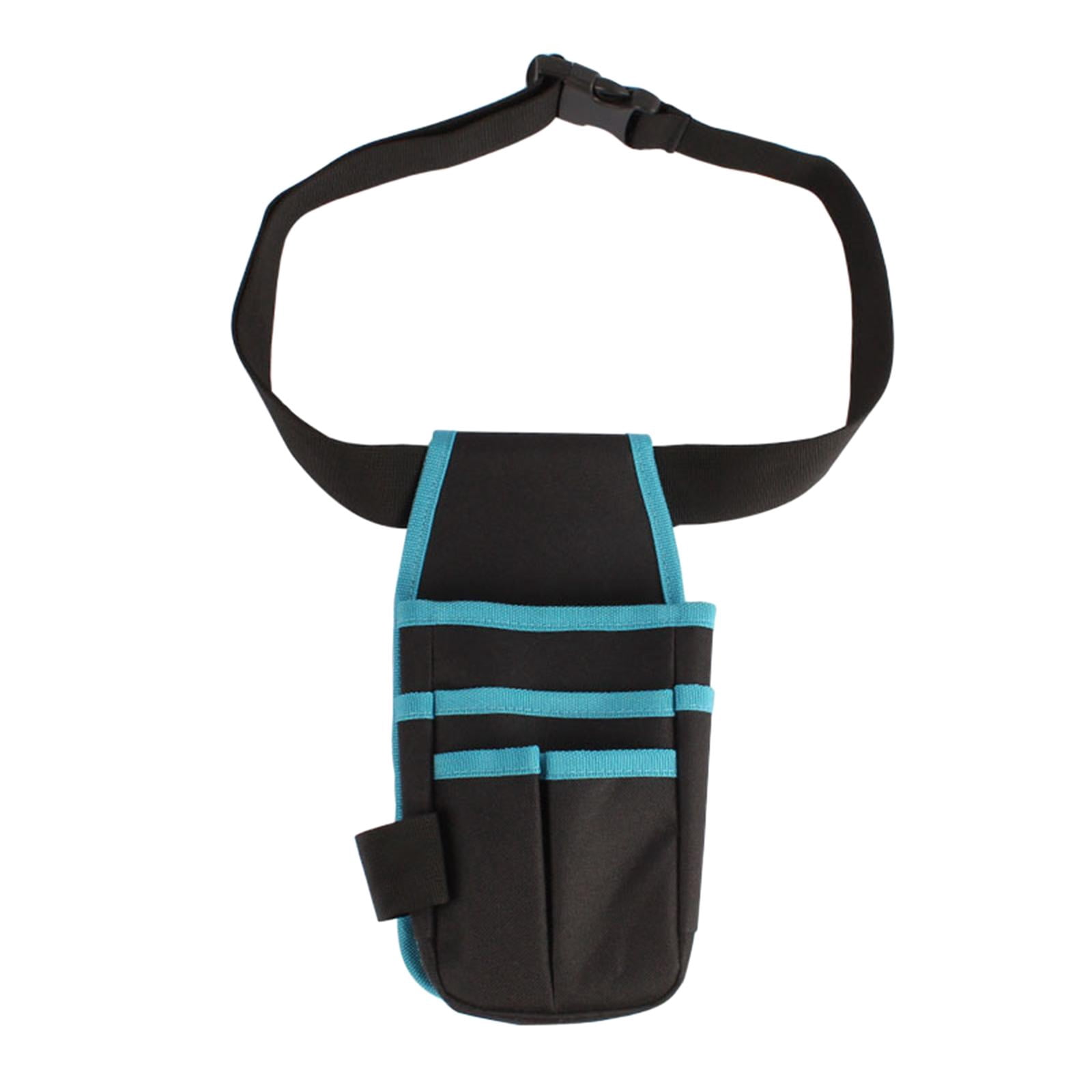 Waist Belt Tool Storage Pouch Organizer Waist Tool Bag Durable Small Tool Pouch Carpenters Tool Belt Handyman Woodworking Carpenter Home DIY with a belt