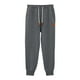 thumbnail image 5 of Pantalones largos para hombre, informales, a la moda, transpirables, con cordón elástico en la cintura y bolsillos, con elástico en los pies, de rayón., 5 of 8