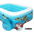 thumbnail image 3 of Piscina Inflable Para Niños Y Adultos, Piscina Grande De Pvc, Piscina Inflable De Verano Con Bomba De Aire Methold BA001277-02, 3 of 6