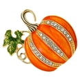 thumbnail image 4 of Here's a polished and engaging product description for your **Sparkling Rhinestone Halloween Pumpkin Brooch Pin**:\n\n \n\n🎃✨ **Sparkling Rhinestone, 4 of 5