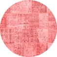thumbnail image 1 of Ahgly Company Indoor Round Patchwork Red Transitional Area Rugs, 8' Round, 1 of 4