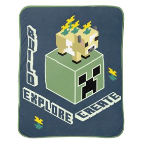 Minecraft Squid Glow In The Dark Blue Pillow Buddy 1 Piece Walmart Com Walmart Com