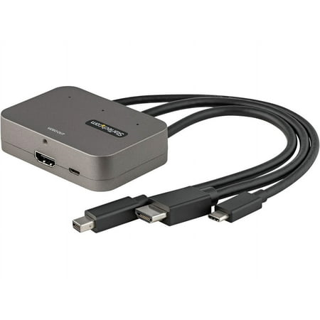 UPC: 0065030881104 | 3-in-1 Multiport to HDMI Adapter  4K 60Hz USB-C  HDMI or Mini DisplayPort to HDMI Converter for Conference Room  Digital AV Video Adapter to Connect HDMI Monitor/Display – USB Type-C/HDMI/mDP to HDMI