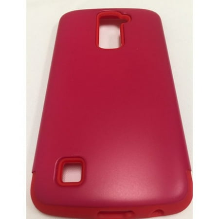 vAccessorize LG K7 Armor Shock-Resistant Tpu Phone Case Cover - Red