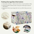 thumbnail image 5 of FREEAMG Colorful Flower Foldable Canvas Storage Bin, Sturdy Fabric Storage Basket with Handles, Storage Cube Box for Organizing Shelf Nursery Toy Closet 2PCS, 5 of 7