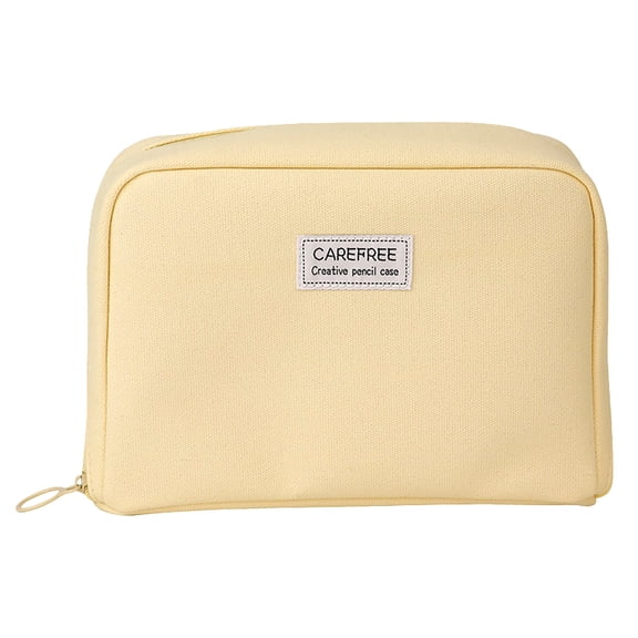 Large Capacity Pencil Case, Zipper Stationery Pouch, Portable Pen Storage Bag, for Office Desktop Organization, Household Supply Arrangement and Short Trip Carrying, by Cosmug, Color A