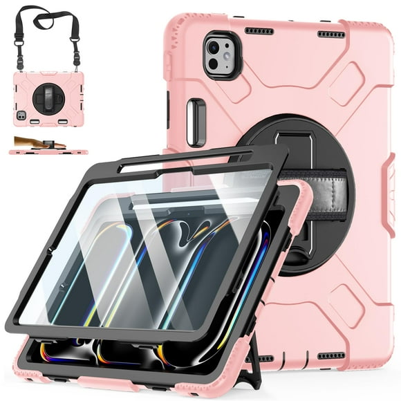 Funda para iPad Pro 11" 5ª generación 2025 de Miesherk STOCK, color rosa