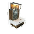 thumbnail image 6 of Wooden Temple Mandir Designer Pooja Shrine with LED Lights for Home and Office Home Temple Puja Mandir Home & Office Mandir ( color Grey), 6 of 8