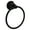 Matte Black, variant on Rohl We4 Wellsford 6" Wall Mounted Towel Ring - Polished Chrome