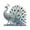 SCB1084, variant on Acrylic Peacocks Figurine Sculptures Animal Statues Decorative Ornaments for Living Room,Bedroom Home Decorations