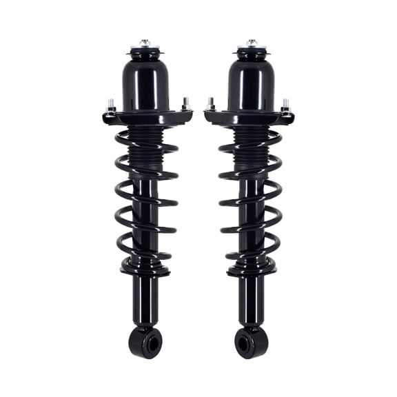 Pair of 2 Rear Left - Right Quick Complete strut For 2003-2008 Pontiac Vibe FWD