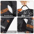 thumbnail image 6 of Basketball and Flame Gray Pattern Teens Toddler Nap Mat with Pillow, Sleeping Mat Bag for Preschool Daycare 59"x22", 6 of 6