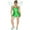 Dark green, variant on Gupgi Women Halloween Forest Fairy Costume MIni Sequin Dress With Wings