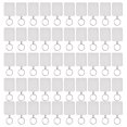 thumbnail image 3 of Rectangular Transparent Photo Frame Keychain Key Ring Chain - 50Pcs, 3 of 5