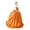 Orange, variant on Agiufgs Tissue Box Holder Resin, Whimsical Princess Design with Innovative Tissue Dispensing, for Living Room Table, Blue