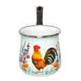 thumbnail image 6 of Eenameled Aluminum Coffeepot with Handle to store Hot Coffee Golden Rooster Enamel Coffee Pot Coffee Warmer Camping Coffee Pot 0.7-qt. (0.65 L), 6 of 6