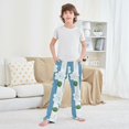 thumbnail image 6 of Flowers Pattern Pajama Pants Soft Lightweight Lounge Pants Bottoms Sleep Pants Warm Comfy, 6 of 9