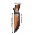thumbnail image 2 of Hzzsbu Genuine Cowhide Leather Knife Sheath Vertical Belt Loop, 2 of 7