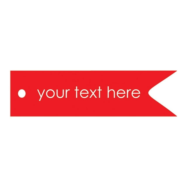 100 PCS Custom Made Your Text Here Hang Tags Personalized Wedding Favor Gift Paper Tags